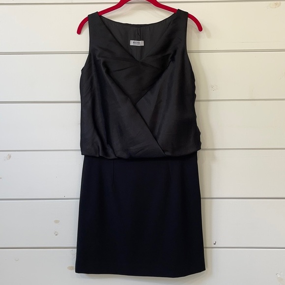 Moschino Cheap and Chic Silk Black Knee Length Dress Size 8 - Picture 1 of 16